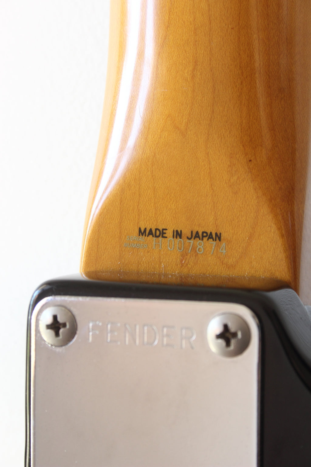 Fender Hardtail Order-Made Stratocaster Black 1990