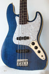 Fender Aerodyne Jazz Bass Dimarzio Collection AJB-110DMC Flame Blue 2006-08