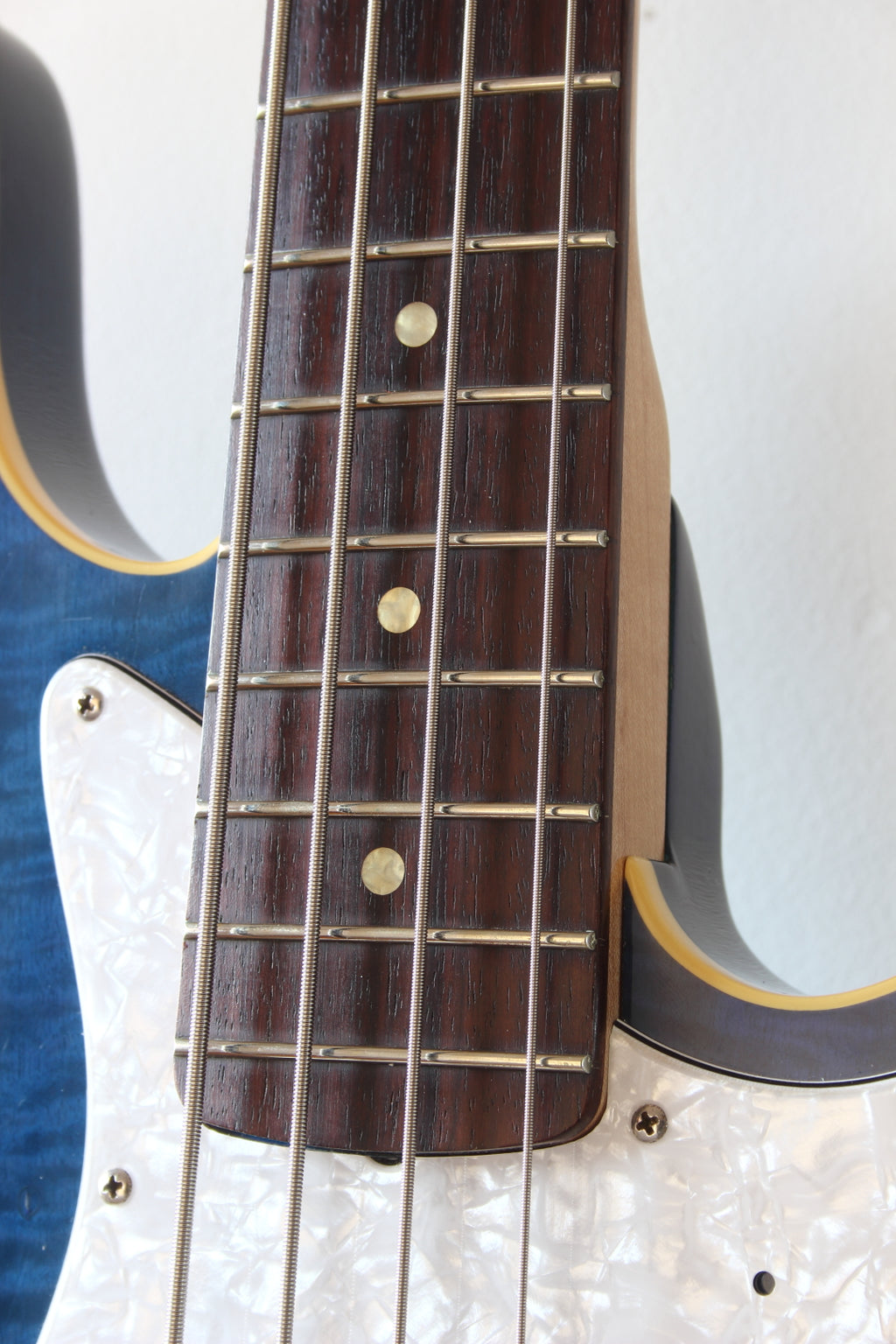 Fender Aerodyne Jazz Bass Dimarzio Collection AJB-110DMC Flame Blue 2006-08