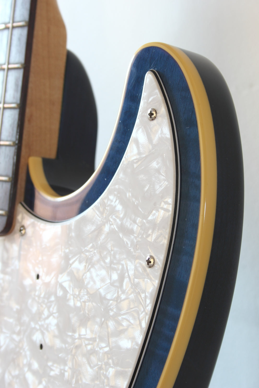 Fender Aerodyne Jazz Bass Dimarzio Collection AJB-110DMC Flame Blue 2006-08