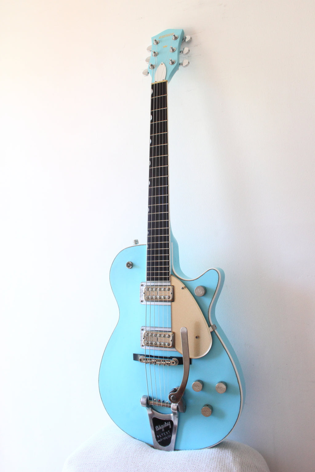 Gretsch Terada Custom Studio 5128 Duo Jet Light Blue 1995