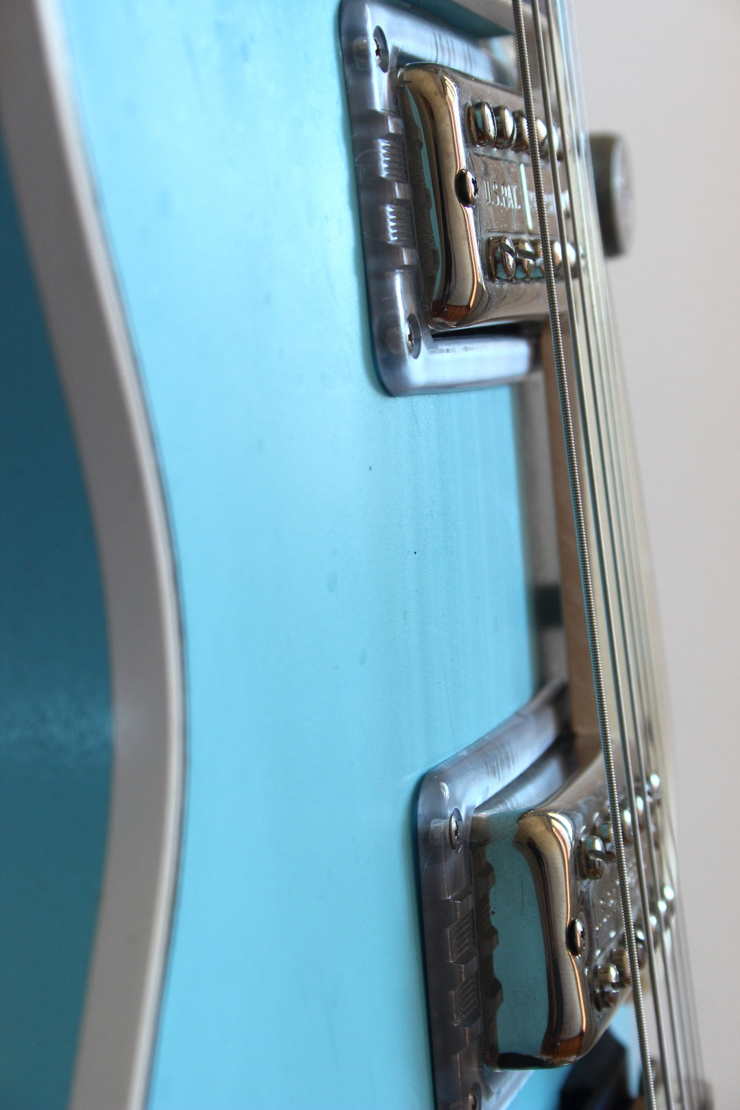 Gretsch Terada Custom Studio 5128 Duo Jet Light Blue 1995