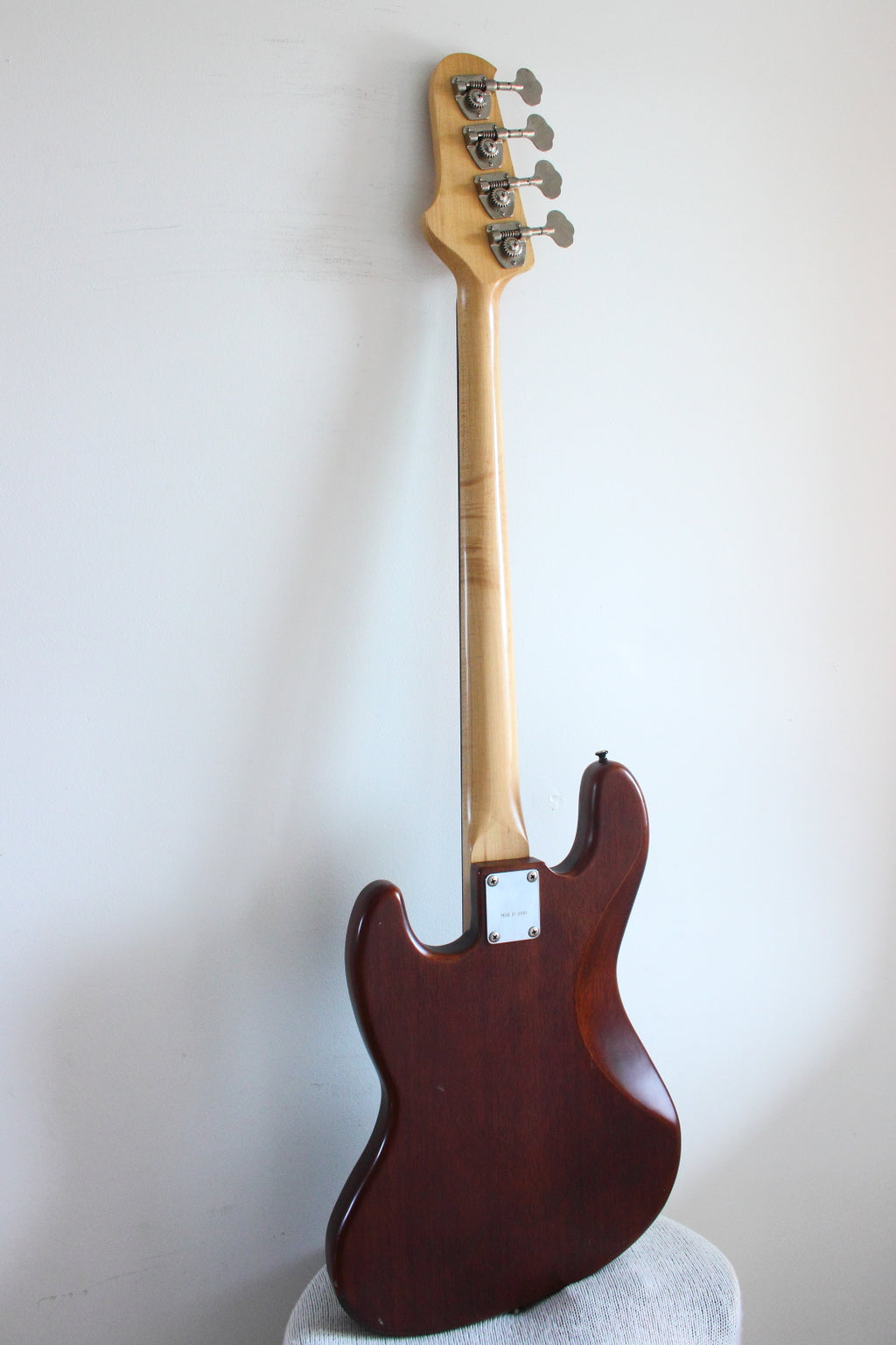 Cimar Jazz Bass Natural Mahogany 1982