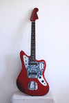 Used Fender Jaguar '66 Reissue Candy Apple Red Black Guard