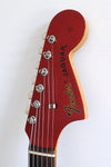 Used Fender Jaguar '66 Reissue Candy Apple Red Black Guard