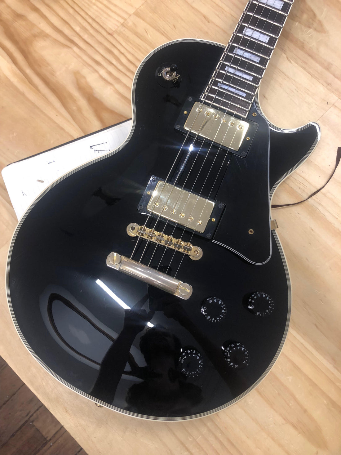 Epiphone Japan Les Paul Custom Ebony 2000