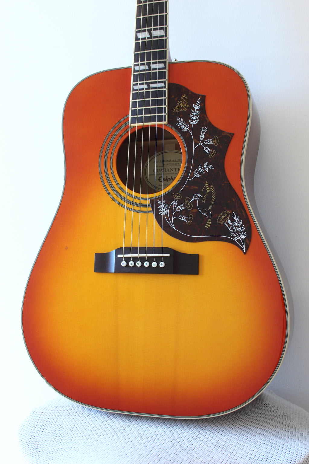 Epiphone Hummingbird Pro Acoustic/Electric Faded Cherry Burst 2014