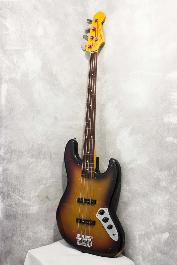 Fender Japan '62 Jazz Bass JB62-80 Fretless Sunburst 1993