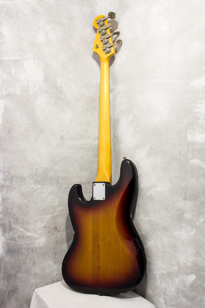 Fender Japan '62 Jazz Bass JB62-80 Fretless Sunburst 1993