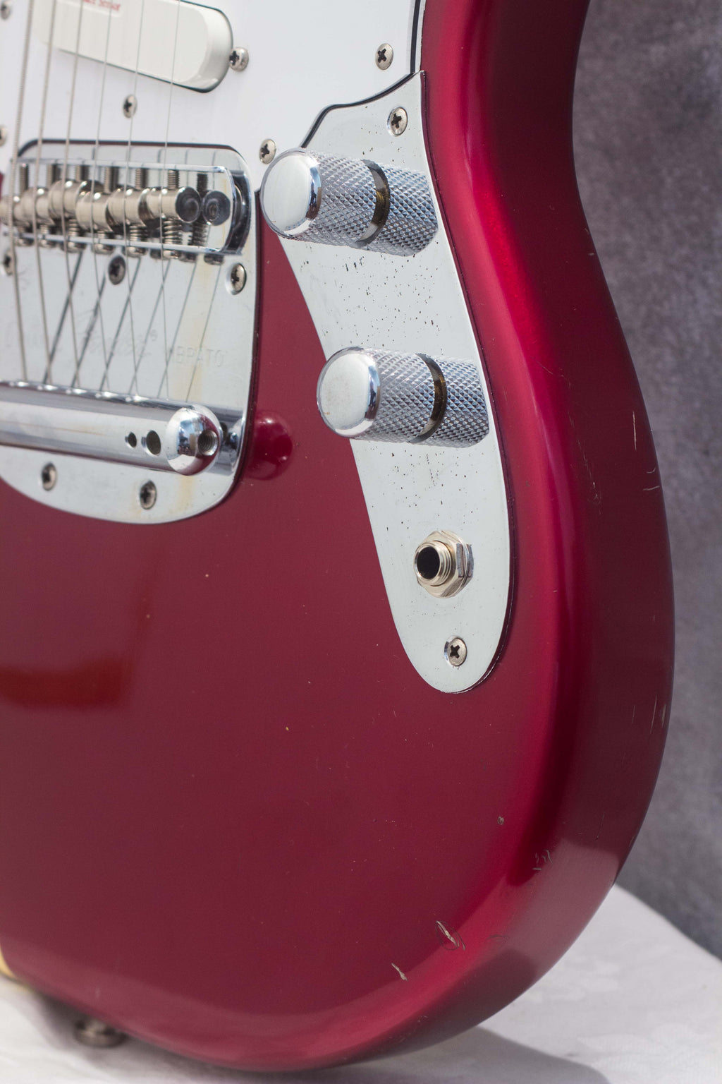 Fender Japan '73 Mustang MG73-CO Competition Old Candy Apple Red 2004