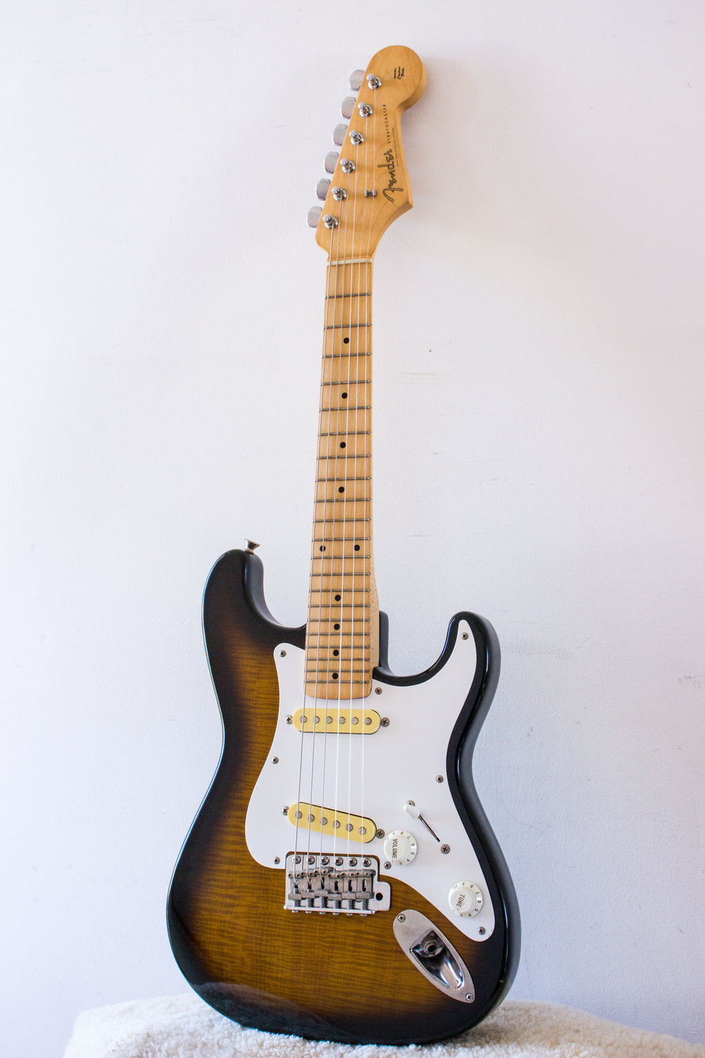 Fender Japan 'Smart Size' Mini Stratocaster MST40 Flame Sunburst 1993