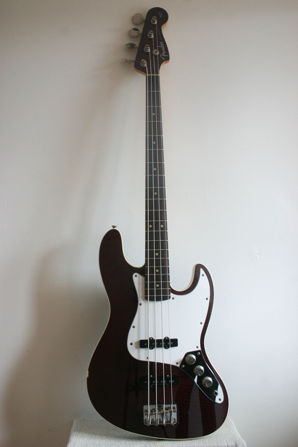 Used Fender Aerodyne Jazz Bass Flame Violet