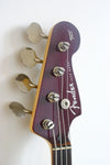 Used Fender Aerodyne Jazz Bass Flame Violet