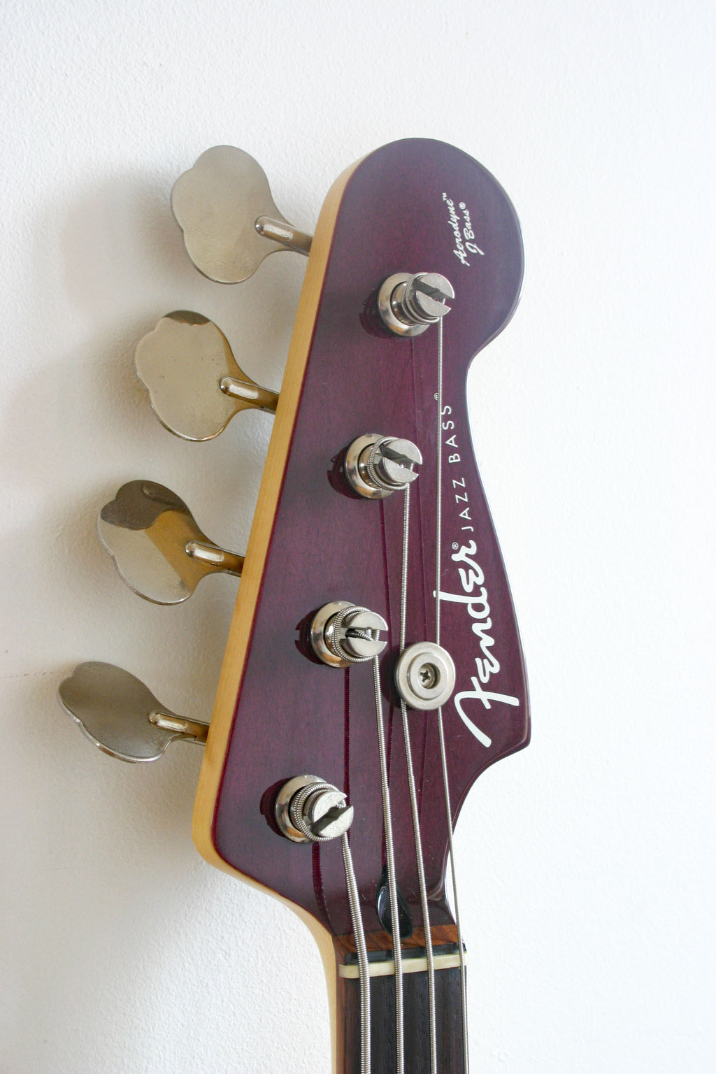 Used Fender Aerodyne Jazz Bass Flame Violet