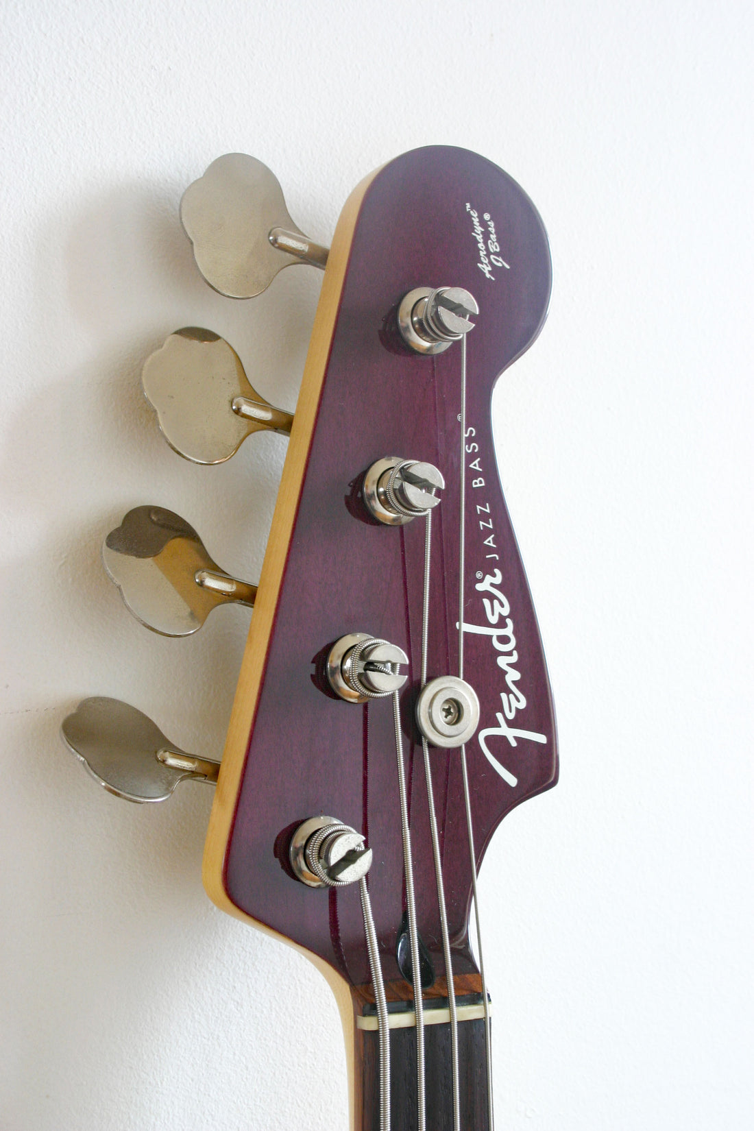 Used Fender Aerodyne Jazz Bass Flame Violet