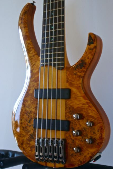 Used Ibanez BTB776PB 6-String Bass Guitar