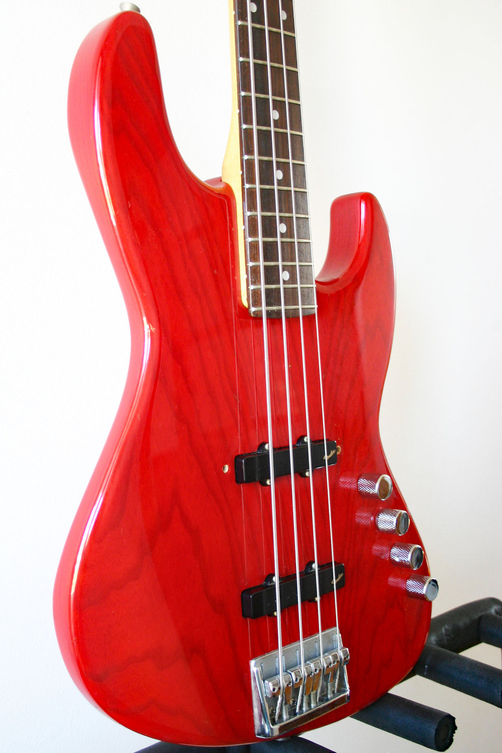 Used Fender Jazz Bass Active Trans Red 1987-88