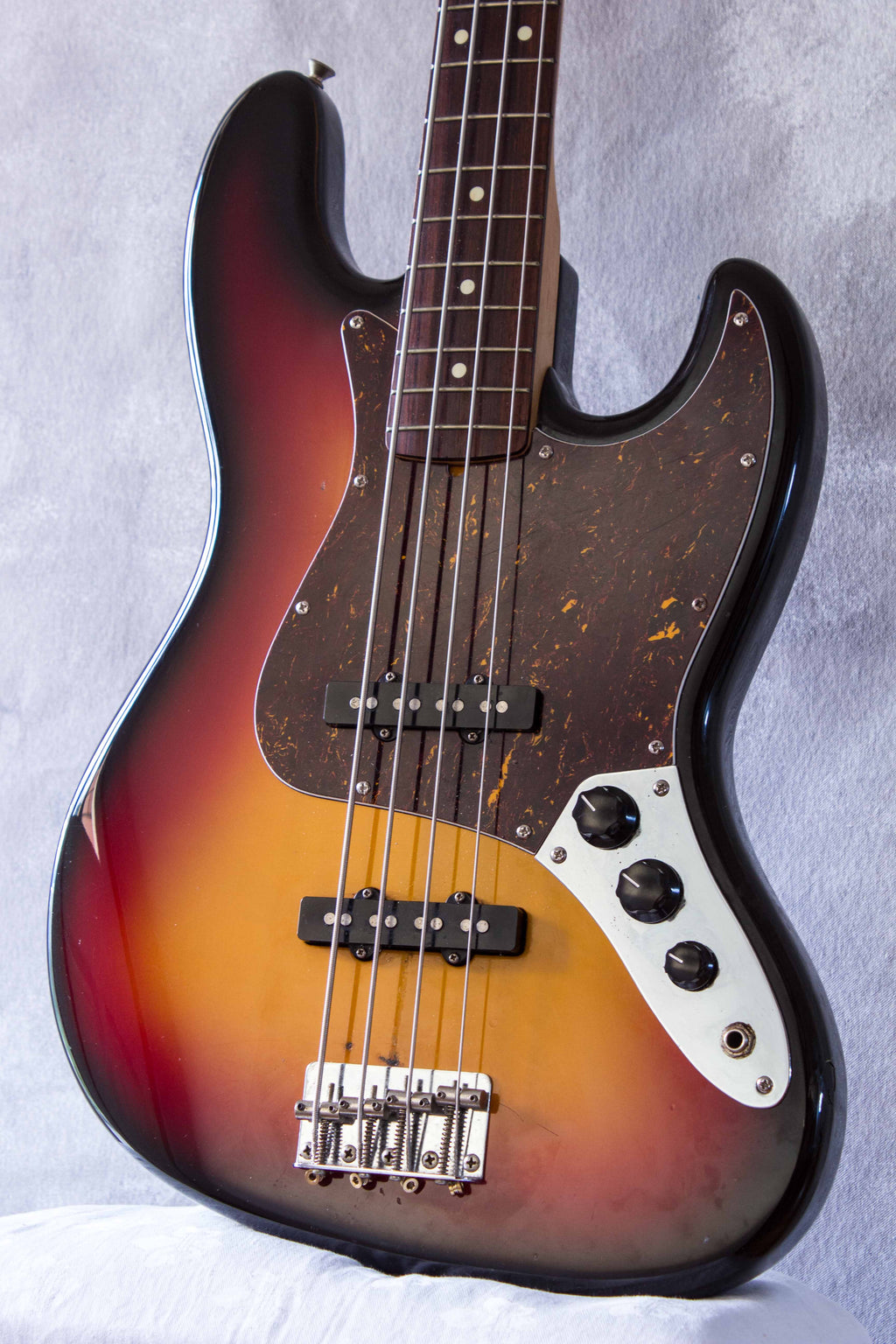 Squier MIJ Silver Series Jazz Bass SJB36 Sunburst 1994