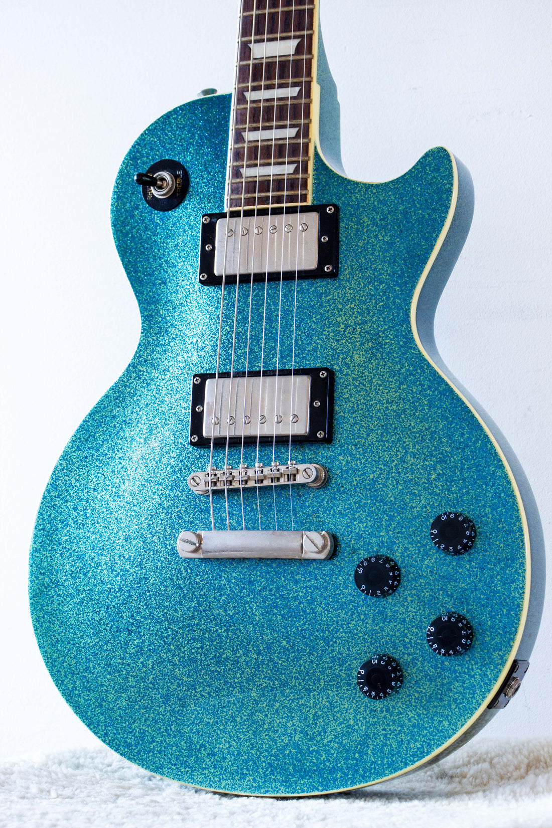 Epiphone Custom Shop Les Paul Standard Blue Sparkle 2009