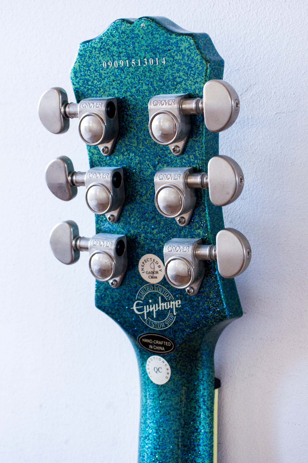 Epiphone Custom Shop Les Paul Standard Blue Sparkle 2009