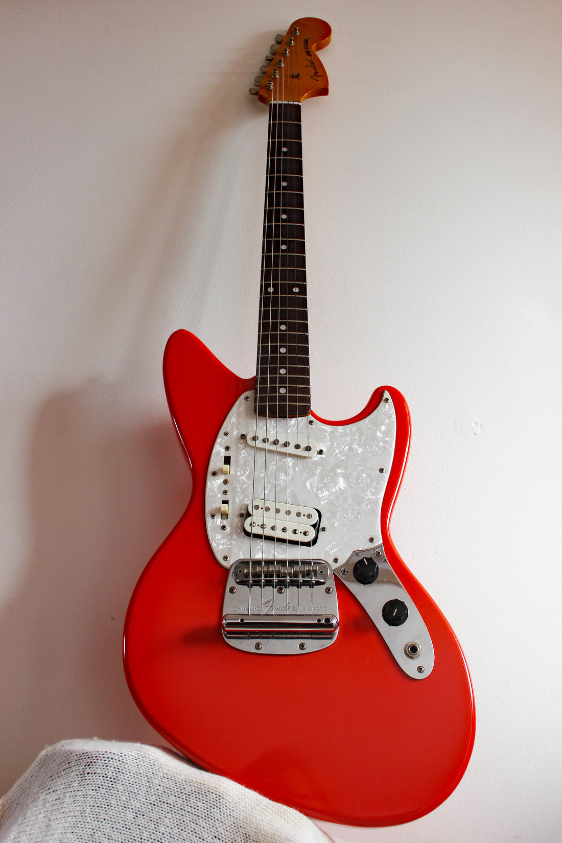 Used Fender Jag-Stang Fiesta Red