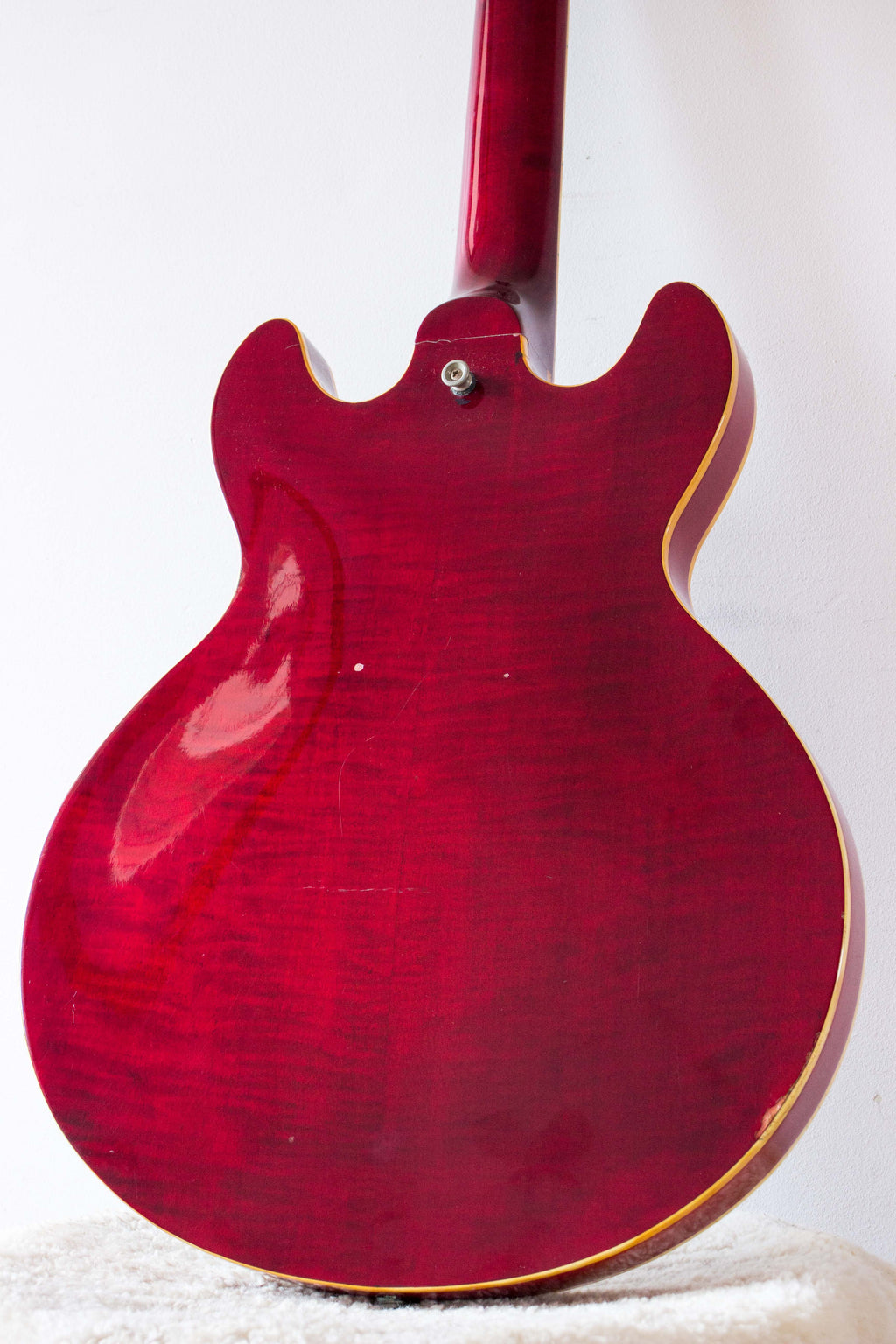 Greco Super View SV-600 Semi-Hollow Wine Red 1979