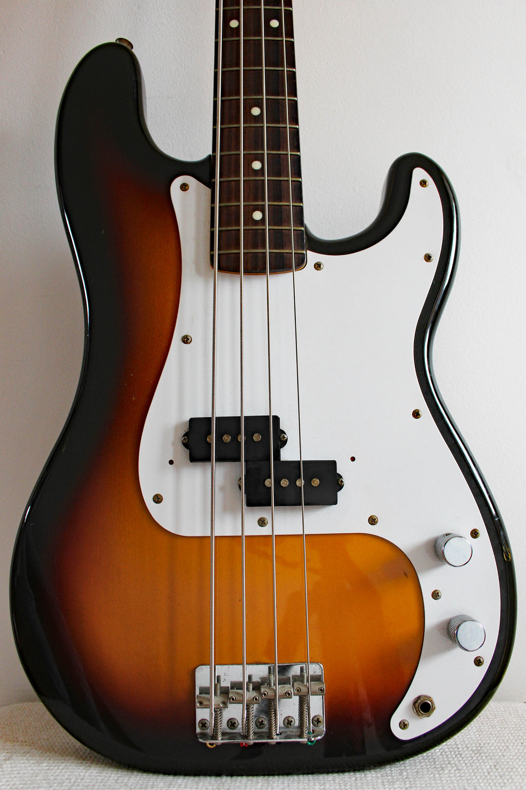 Used Squier MIJ Precision Bass Silver Series Sunburst 1991/2