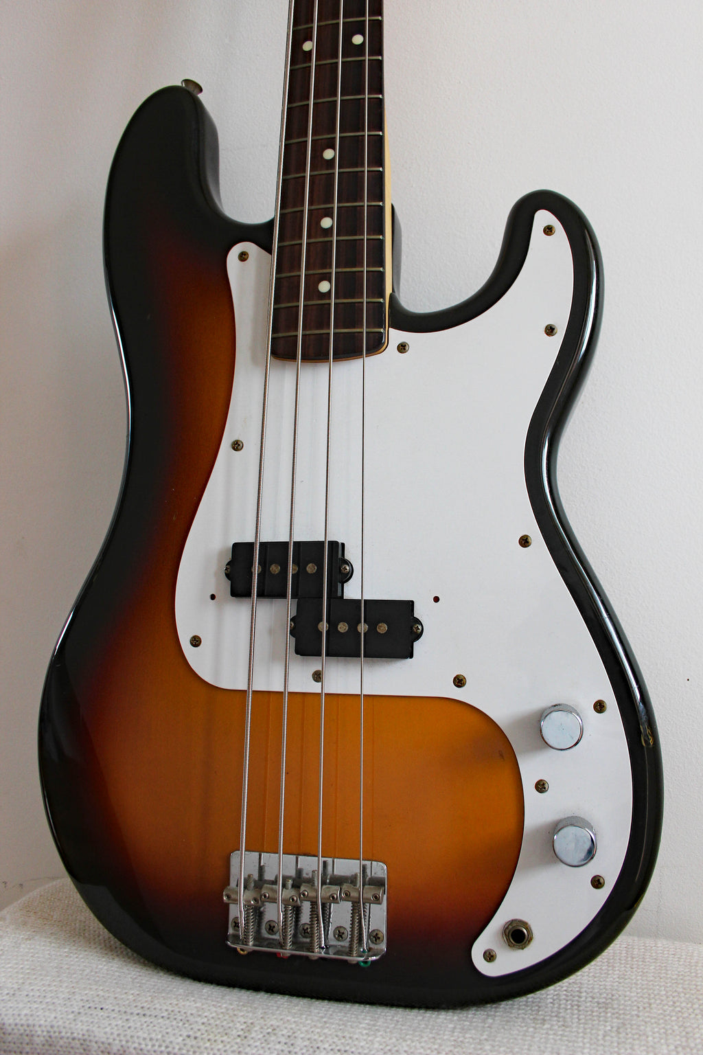 Used Squier MIJ Precision Bass Silver Series Sunburst 1991/2
