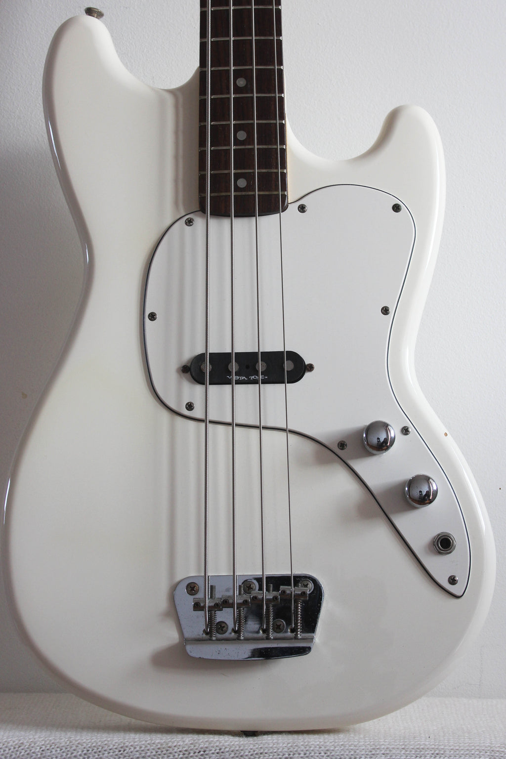 Used Squier Vista Series Musicmaster Bass Vintage White