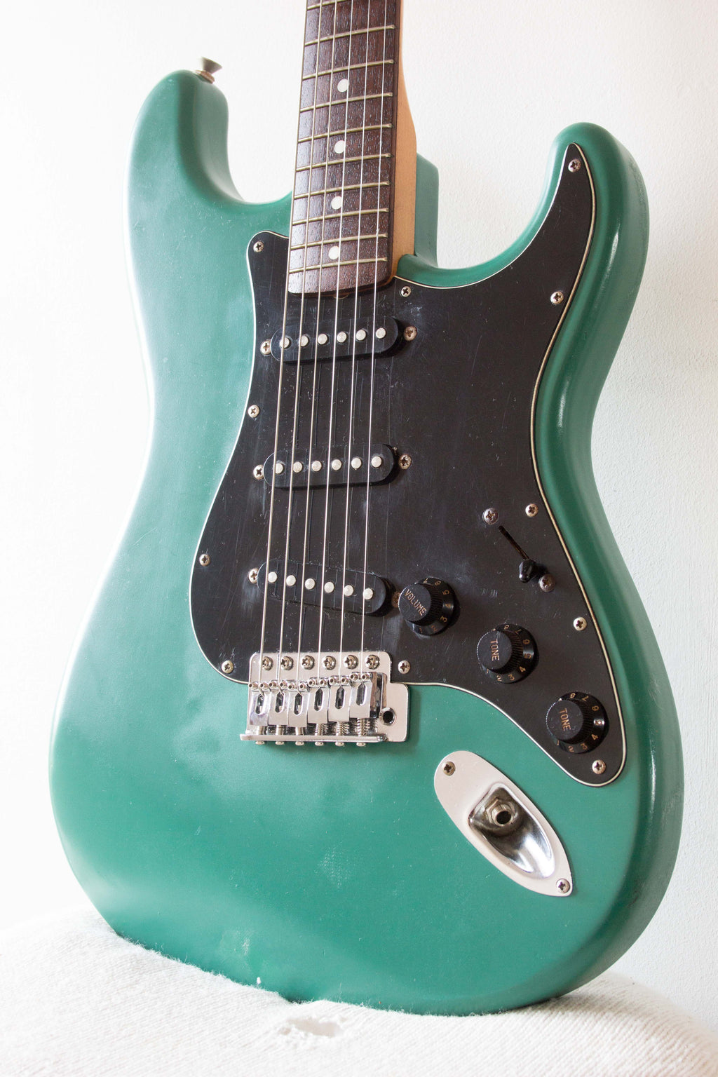 Squier MIJ Silver Series Stratocaster Satin Green 1994/5