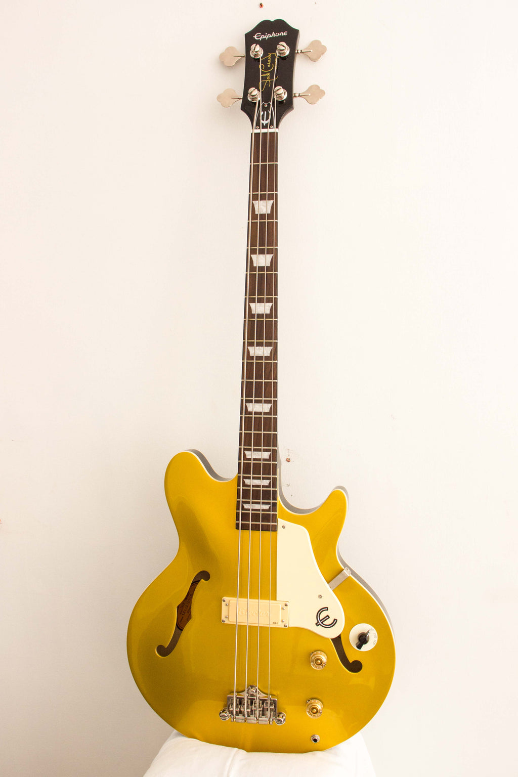 Epiphone Jack Cassidy Signature Bass Goldtop Korea 2012