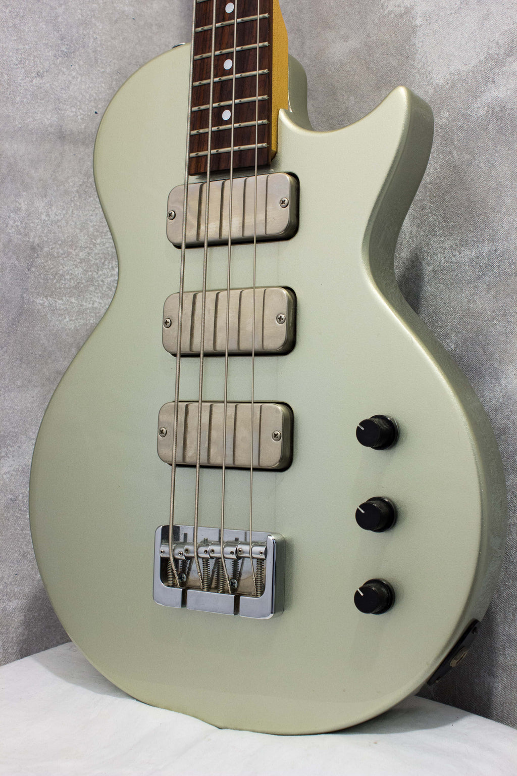 Greco LGB-700 LP Style Bass Silver 2000