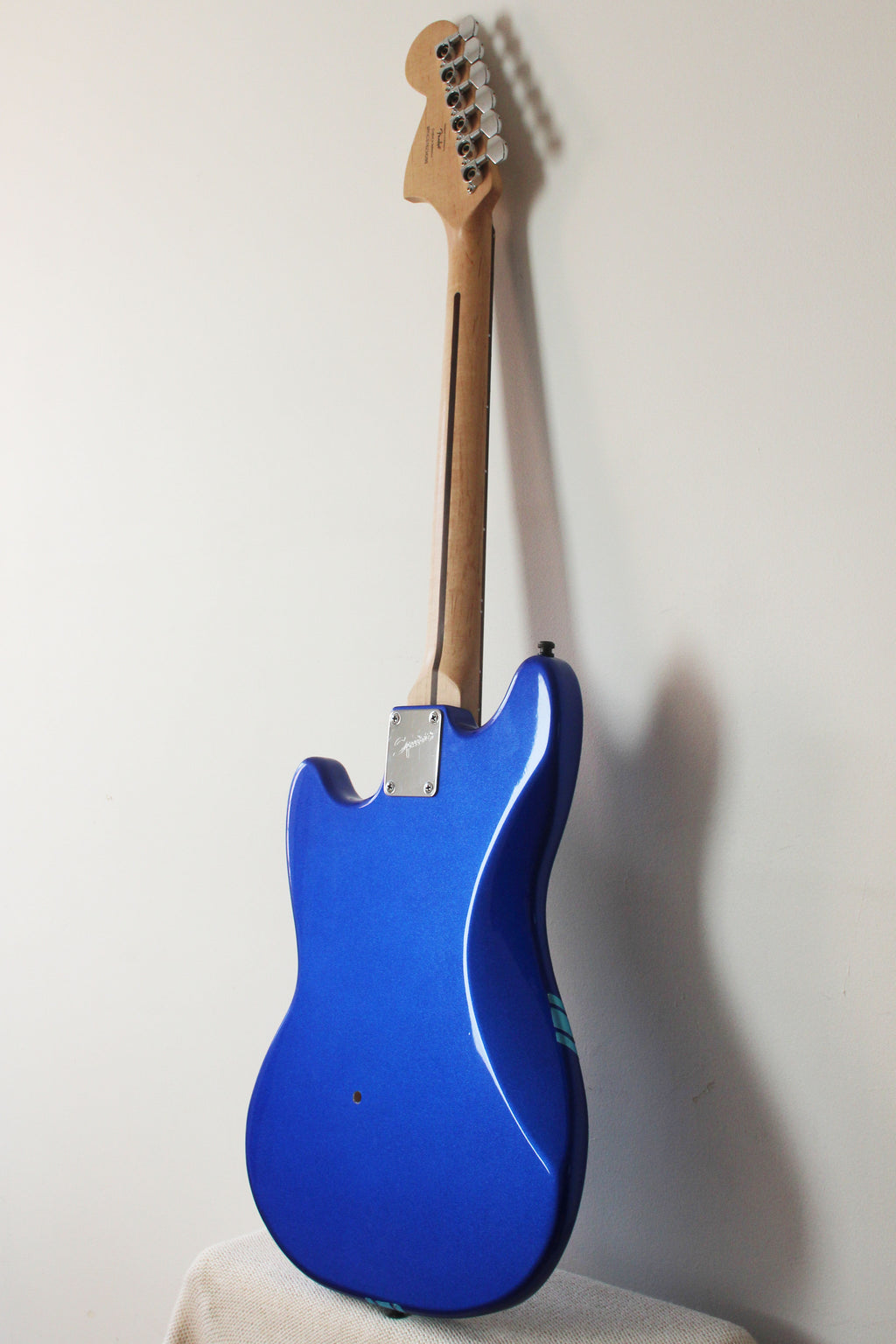 Used Squier Vintage Modified Mustang Competiton Blue Modded