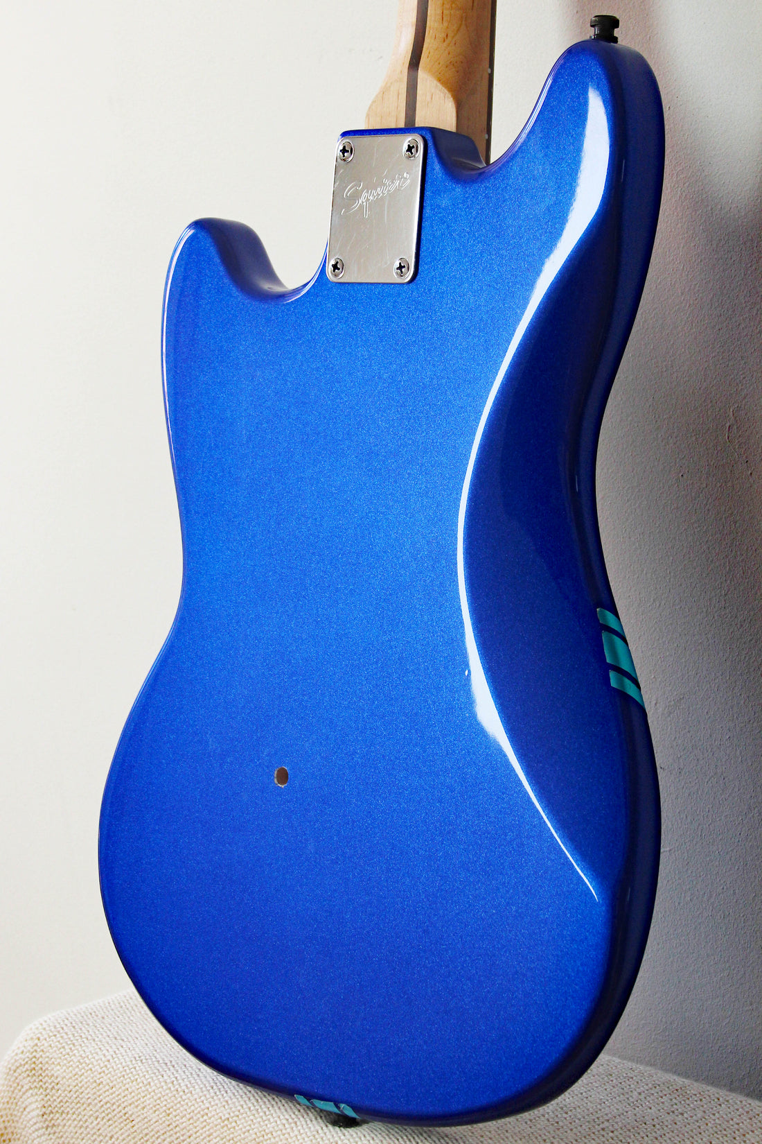 Used Squier Vintage Modified Mustang Competiton Blue Modded