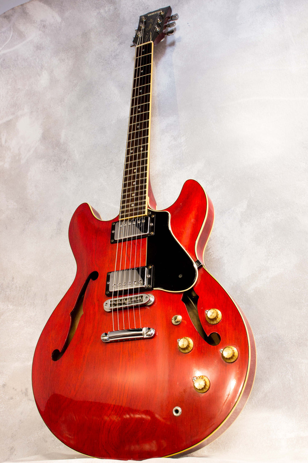 Yamaha SA700 Super Axe Semi-Hollow Persimmon Red 1977