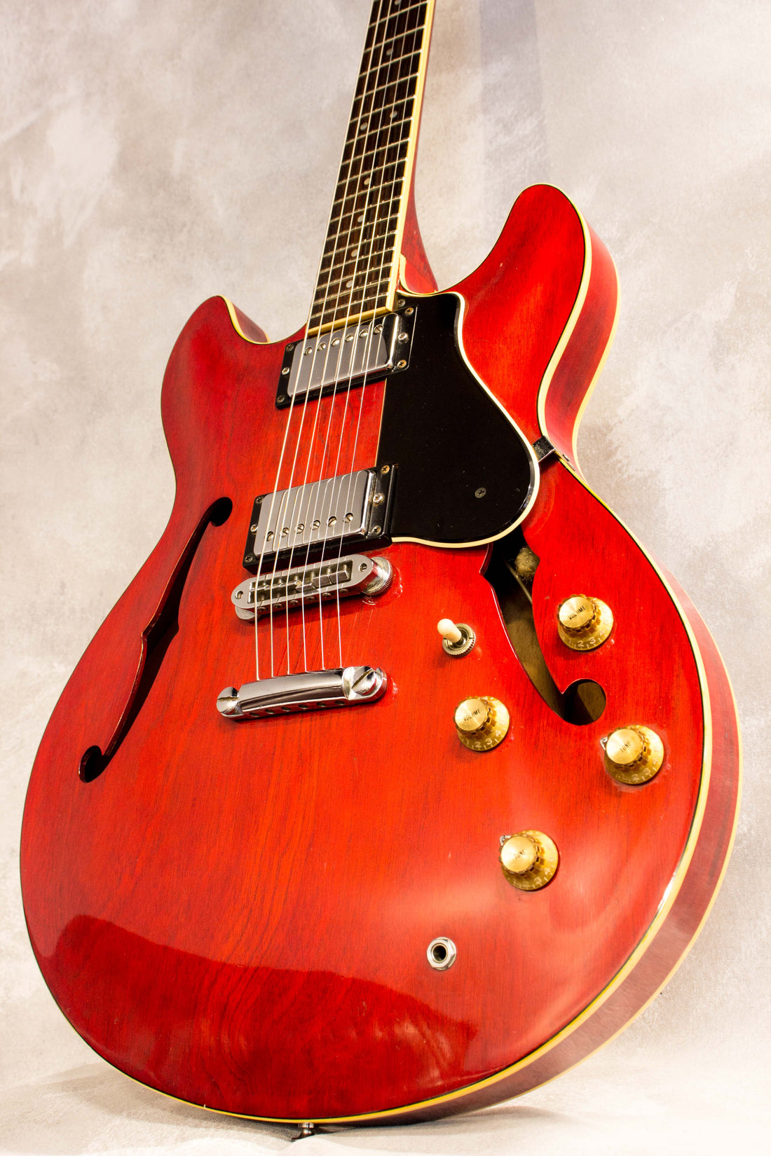 Yamaha SA700 Super Axe Semi-Hollow Persimmon Red 1977