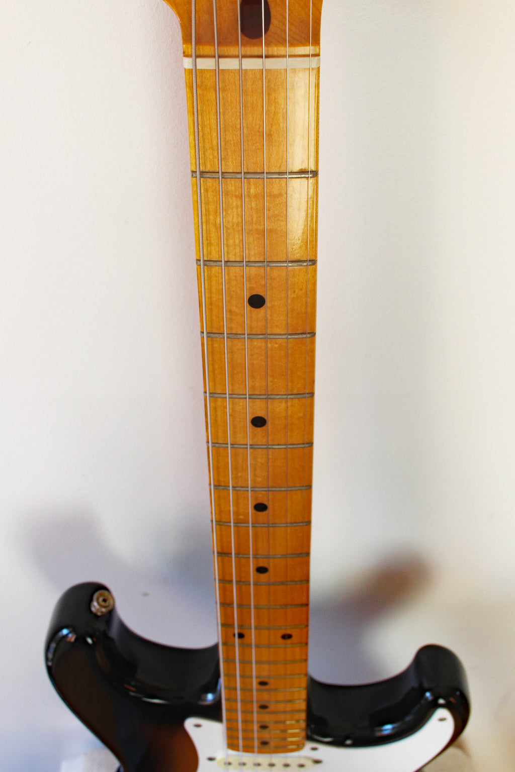 Used Squier Stratocaster MIJ 1984 JV Serial 2 Tone Sunburst