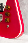 Mystery Non-Reverse Firebird Style Bass Dakota Red 2016