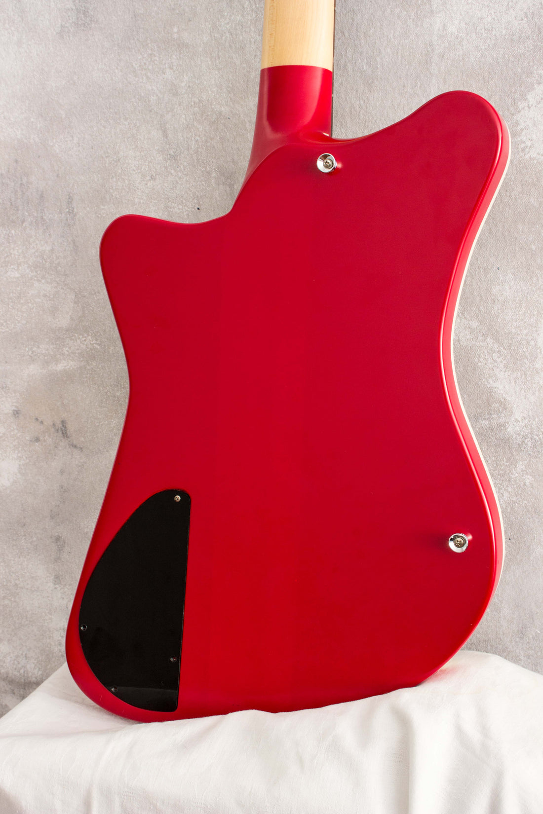 Mystery Non-Reverse Firebird Style Bass Dakota Red 2016