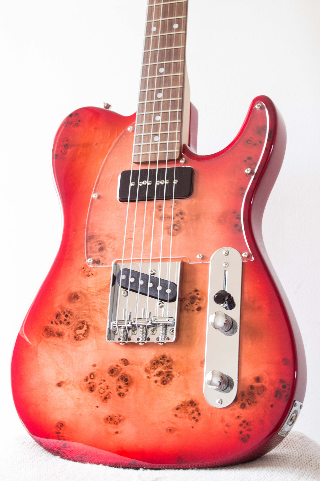 Bacchus Universe Series Tactics-BP Tele Style Red Burst 2017