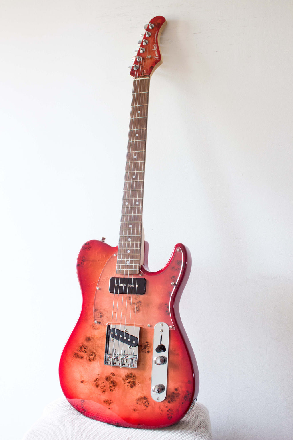 Bacchus Universe Series Tactics-BP Tele Style Red Burst 2017