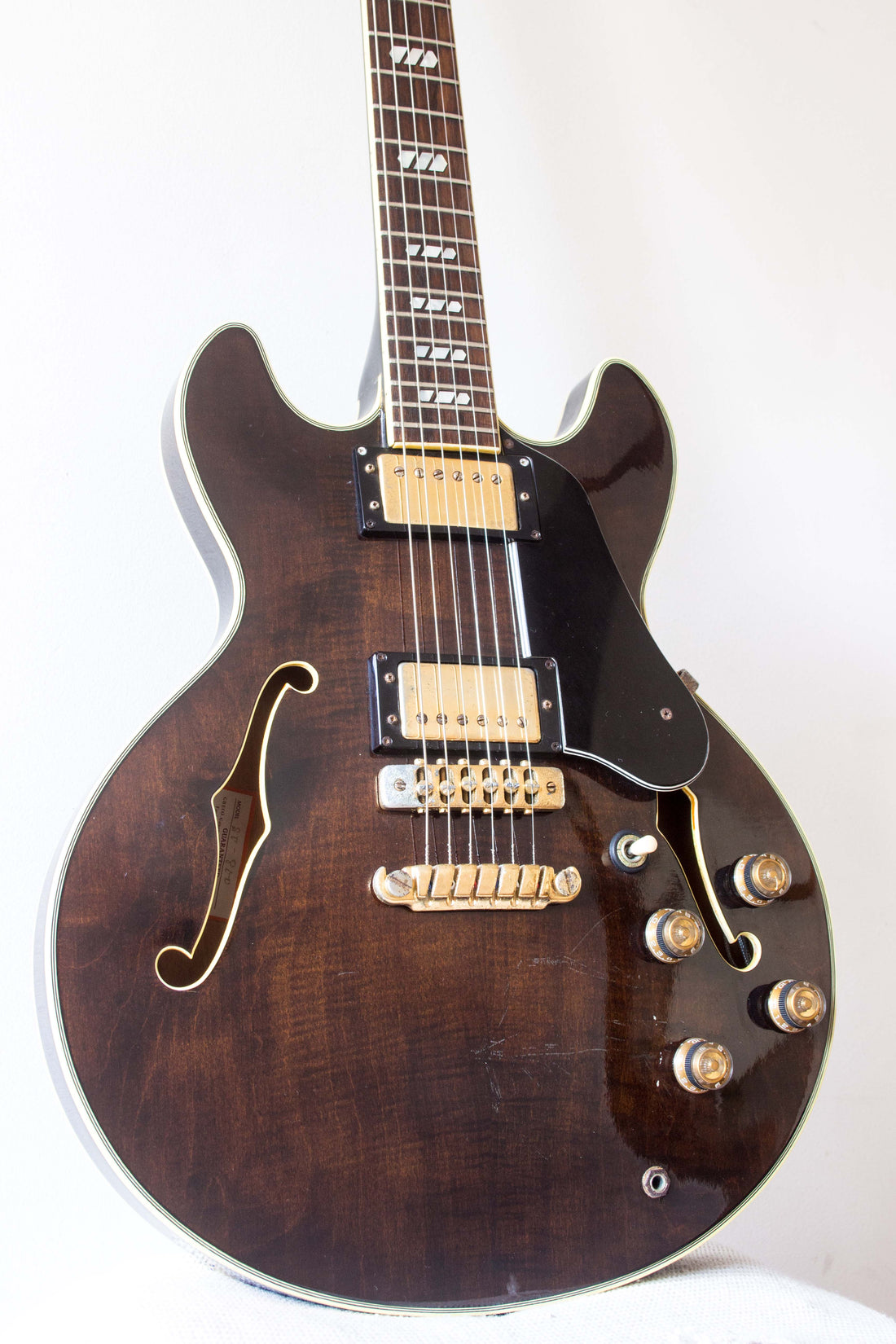 Greco Super View SV-800 Semi-Hollow Walnut 1979