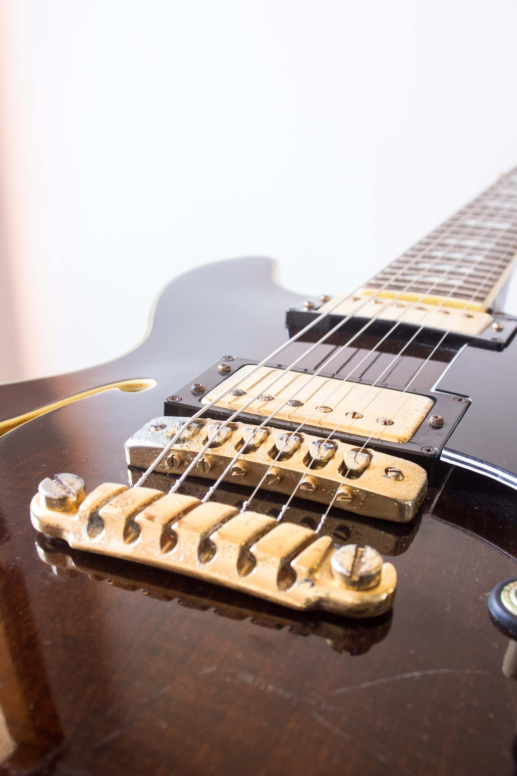 Greco Super View SV-800 Semi-Hollow Walnut 1979