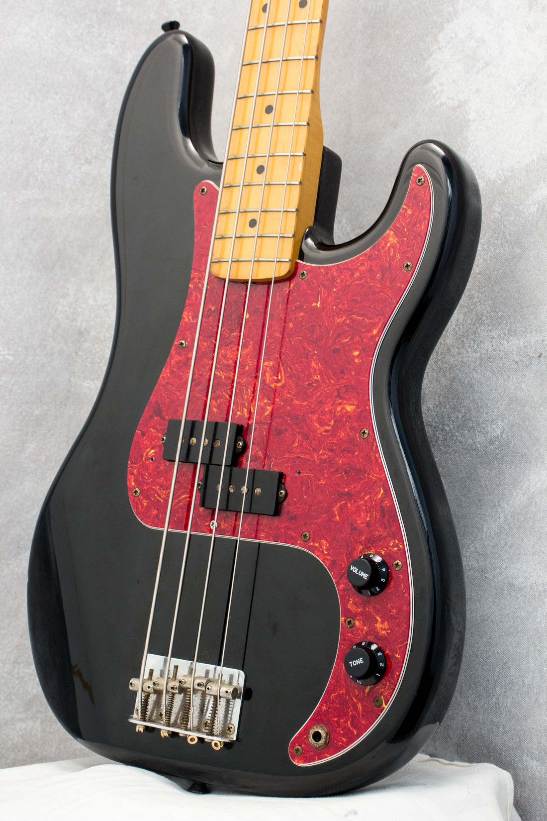 Fender Japan '57/62 Combo Precision Bass Black 1991