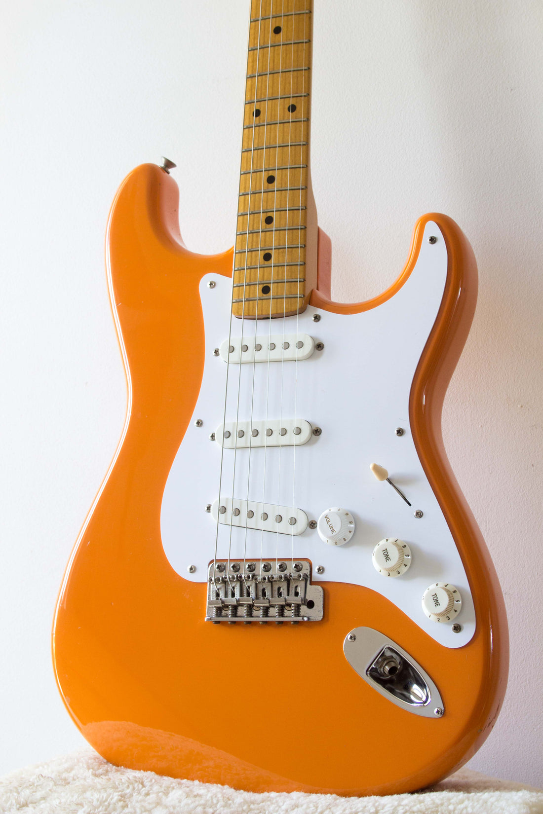 Fender Japan '57 Reissue Stratocaster ST57-58 Capri Orange 1999-02