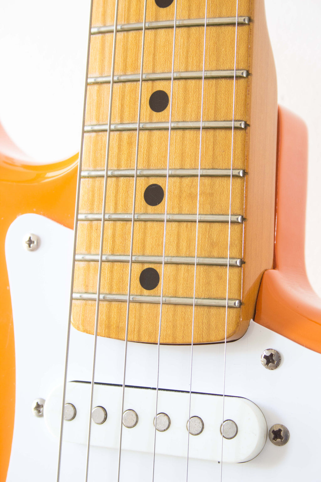 Fender Japan '57 Reissue Stratocaster ST57-58 Capri Orange 1999-02