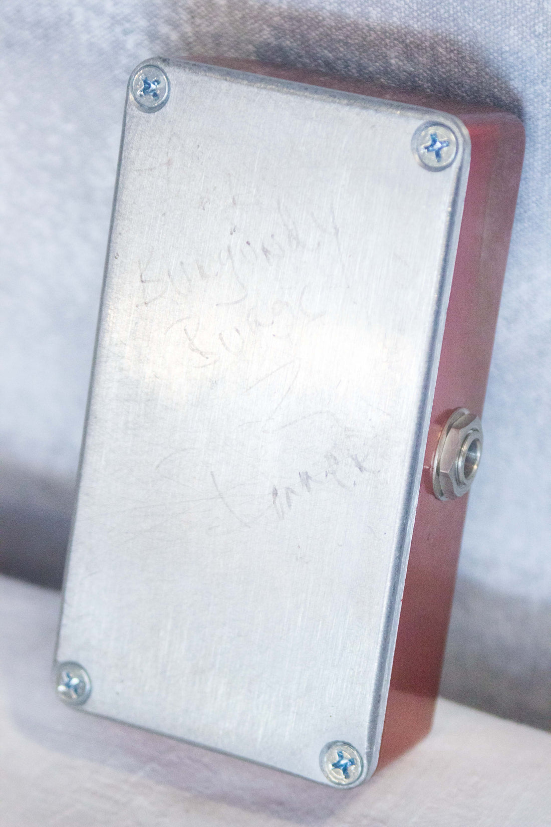 Bearfoot FX Burgundy BossHorn Fuzz Pedal