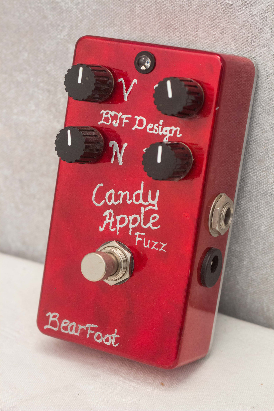 Bearfoot FX Candy Apple Fuzz Silver Pedal