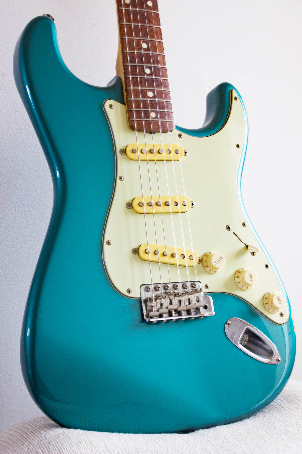 Fender '62 Reissue Stratocaster Texas Specials Ocean Turquoise Metallic 1993/4