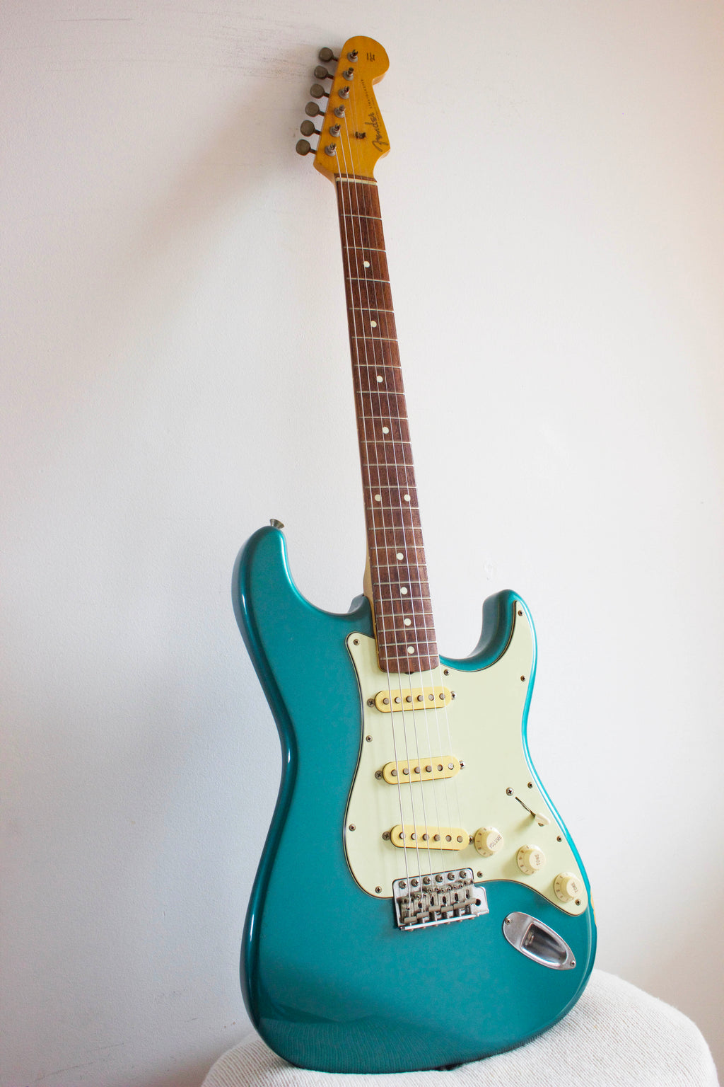 Fender '62 Reissue Stratocaster Texas Specials Ocean Turquoise Metallic 1993/4